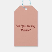 私のバレンタインギフトラベル ギフトタグ (裏面)