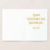 私のバレンタインデスイートアート 箔カード (内部)