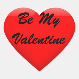 私のバレンタインデステッカーになる ハートシール
