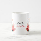 私のバレンタインデテディベアコーヒーマグになる コーヒーマグカップ (中央)