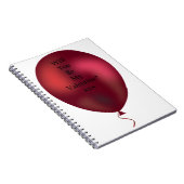 私のバレンタインデンの風船を持って行こう ノートブック (右側)