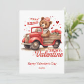 私のバレンタインデーおもしろいトのバレンタインデー シーズンカード (スタンド正面)