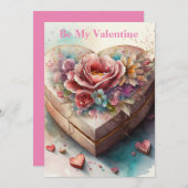 私のバレンタインデーになる シーズンカード (正面/裏面)