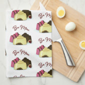 私のバレンタインデーのお菓子になる キッチンタオル (四つ折り)