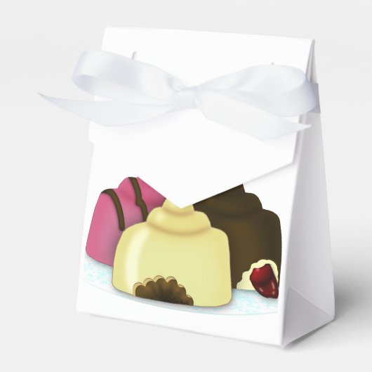 私のバレンタインデーのお菓子になる フェイバーボックス (正面サイド)