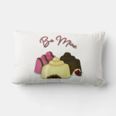 私のバレンタインデーのお菓子になる ランバークッション (裏面)