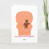 私のバレンタインデーのクマのカード シーズンカード (裏面)