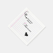 私のバレンタインデーのナプキンスになるかな? スタンダードカクテルナプキン (角)