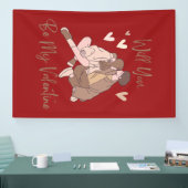 私のバレンタインデーのバナー 横断幕 (トレードショー)