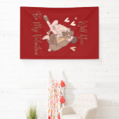 私のバレンタインデーのバナー 横断幕 (インサイチュ)