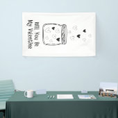 私のバレンタインデーのバナー 横断幕 (トレードショー)