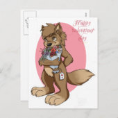 私のバレンタインデーのバージョンになる –  シーズンポストカード (正面/裏面)