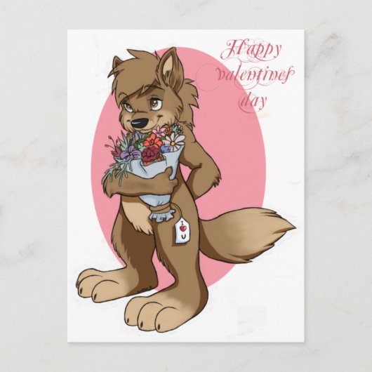 私のバレンタインデーのバージョンになる –  シーズンポストカード (正面)