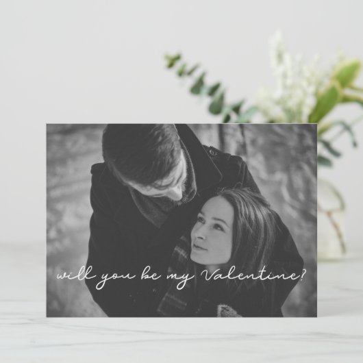 私のバレンタインデーの写真カードは欲しい シーズンカード (スタンド正面)