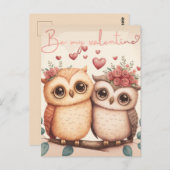 私のバレンタインデーはがき ポストカード (正面/裏面)