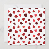 私のバレンタインデーへ ノートカード (裏面)