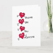 私のバレンタインデーをお願い シーズンカード (正面)