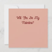 私のバレンタインデーカスタムのカード カード (裏面)