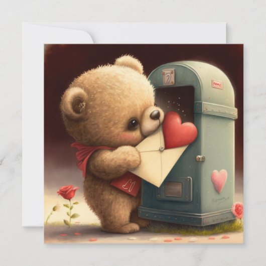 私のバレンタインデーカスタムのカード カード (正面)