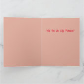 私のバレンタインデーカスタムのカード カード (内部)