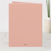 私のバレンタインデーカスタムのカード カード (裏面)