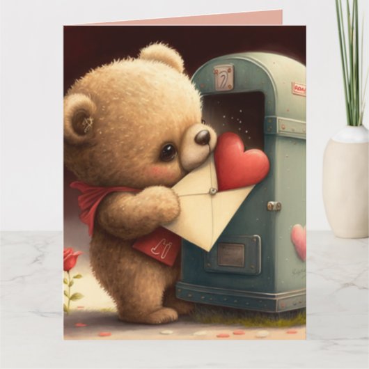 私のバレンタインデーカスタムのカード カード (正面)