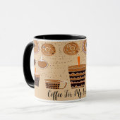 私のバレンタインデーカワイイスケッチNo1 マグカップ (正面左)