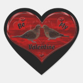 私のバレンタインデーキスをするブ ハートシール (正面)