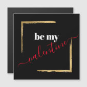 私のバレンタインデーモダンの磁気カード (正面/裏面)