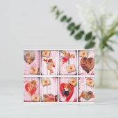 私のバレンタインデーヴィンテージにキューピッド シーズンポストカード (スタンド正面)