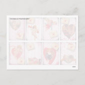 私のバレンタインデーヴィンテージにキューピッド シーズンポストカード (裏面)