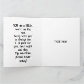 私のバレンタインデー カード (内部)