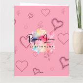 私のバレンタインデー カード (裏面)