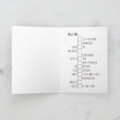 私のバレンタインパズルで愛ユニークを明かす カード (内部)