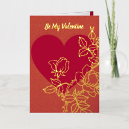 私のバレンタインパーソナライズされたフォイル 箔シーズンカード