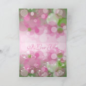 私のバレンタインピンクになる シーズンカード (内部)