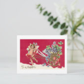 私のバレンタインファッションドの古いバレンタインデー シーズンポストカード (スタンド正面)