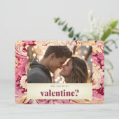 私のバレンタインロマンチックな写真バレンタイン シーズンカード (スタンド正面)