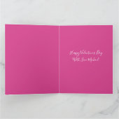 私のバレンタインヴィンテージかわいいテディベア カード (内部)