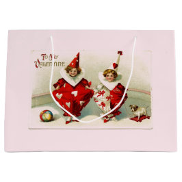 私のバレンタイン抱き枕 ラージペーパーバッグ