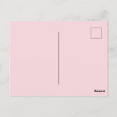 私のバレンタイン犬なんて ポストカード (裏面)