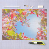 私のバレンタイン自然開花ハートの花 薄葉紙 (クラフト)