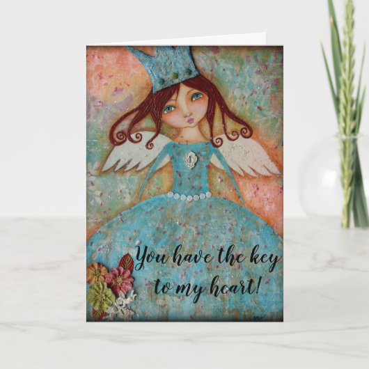 私のバレンタイン – あなたは私のハートへの鍵を持っている! シーズンカード (正面)