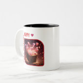 私のバレンタイン？ – エンチャントつながり ツートーンマグカップ (正面左)