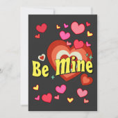 私のバレンタイン オーダーメイドバレンタインデーのカード 招待状 (正面)