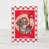 私のバレンタイン カード (正面)