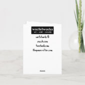 私のバレンタイン サンキューカード (裏面)