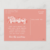 私のバレンタイン シーズンポストカード (裏面)