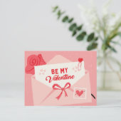 私のバレンタイン シーズンポストカード (スタンド正面)