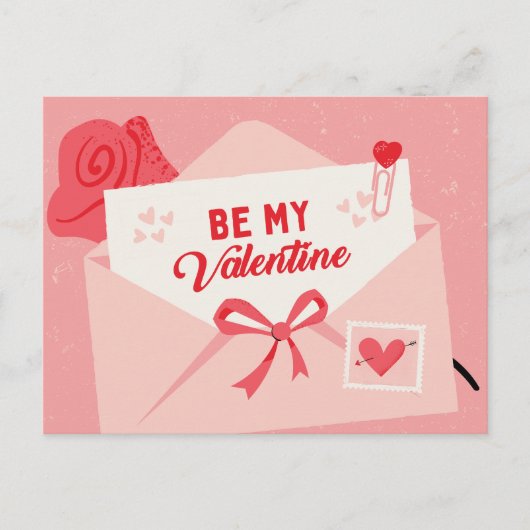私のバレンタイン シーズンポストカード (正面)